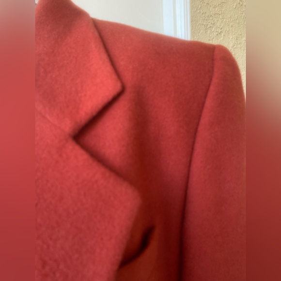 vintage bowdon oversized brick red blazer made in the USA. - Picture 2 of 14
